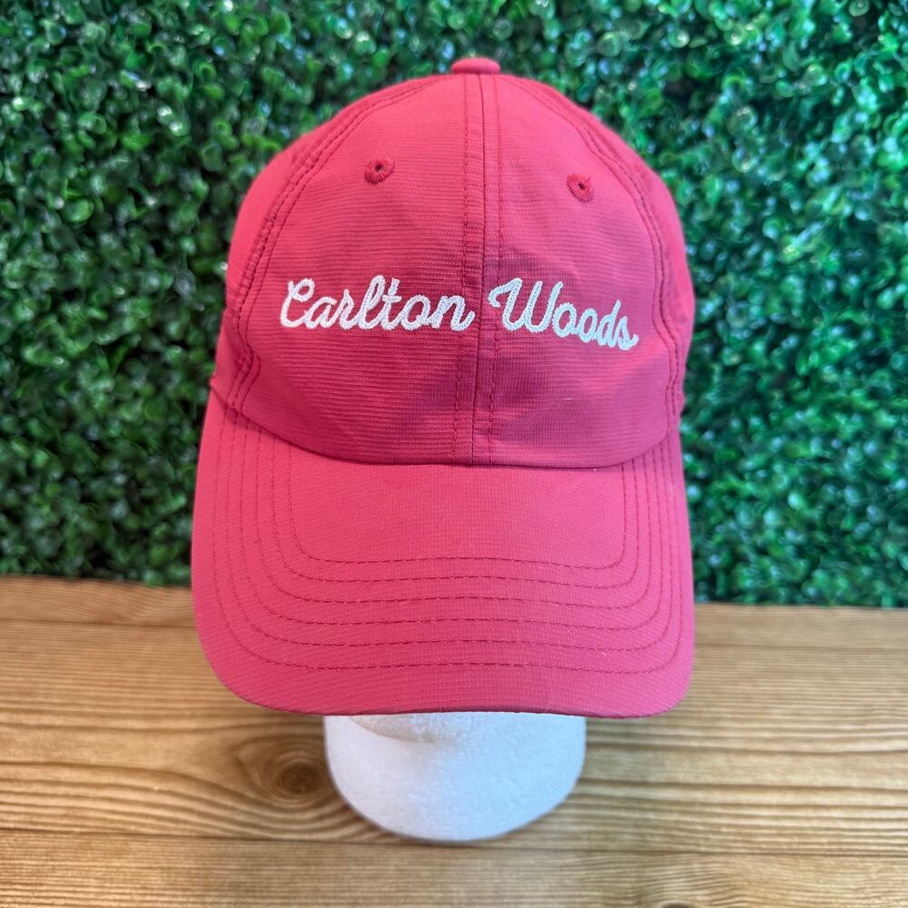 American Needle Carlton Woods  Golf Adjustable Hat Texas Flag Cap